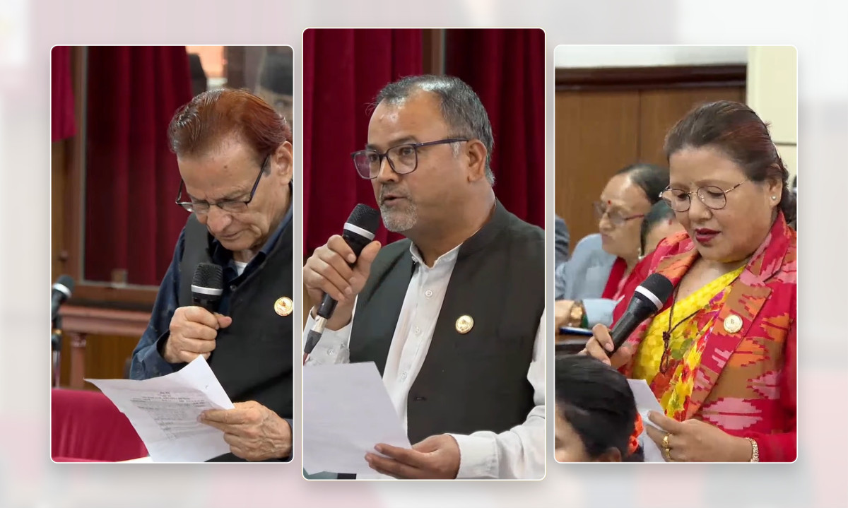 विकास निर्माण, प्राकृतिक प्रकोप र सुशासनका मुद्दामा सांसदहरूको ध्यानाकर्षण