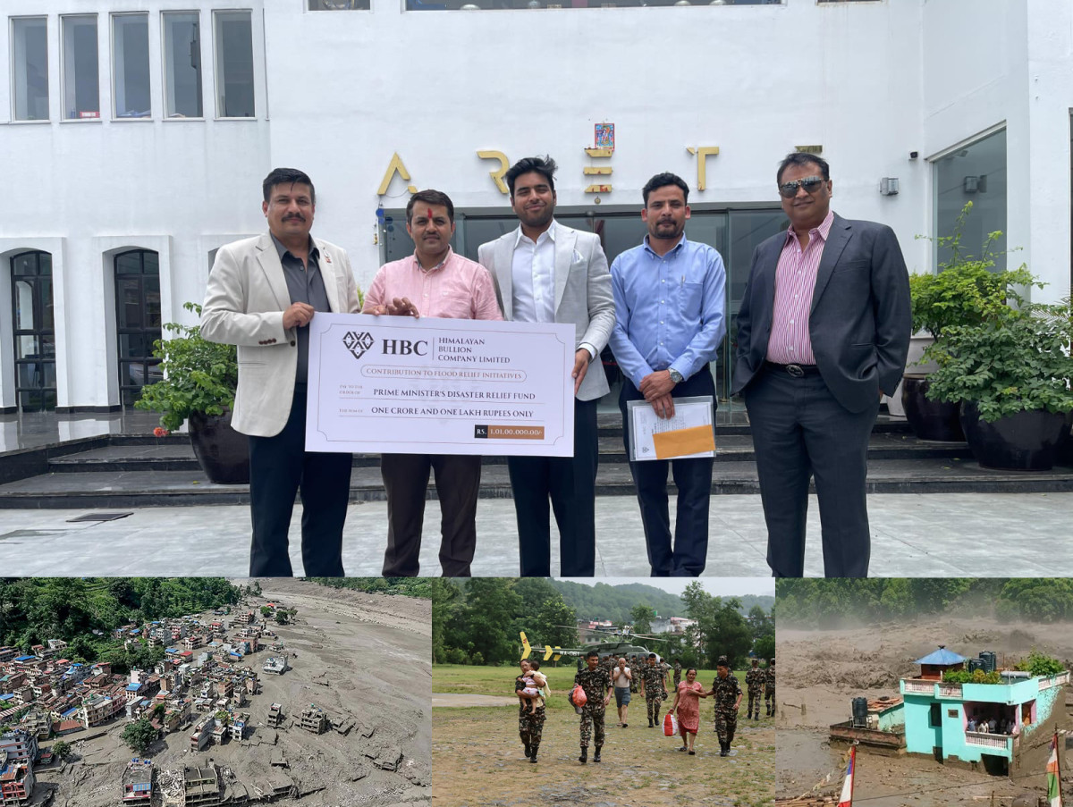 Himalayan Bullion Announces Rs 10.1 Million Support for Bhote Koshi Flood Victims