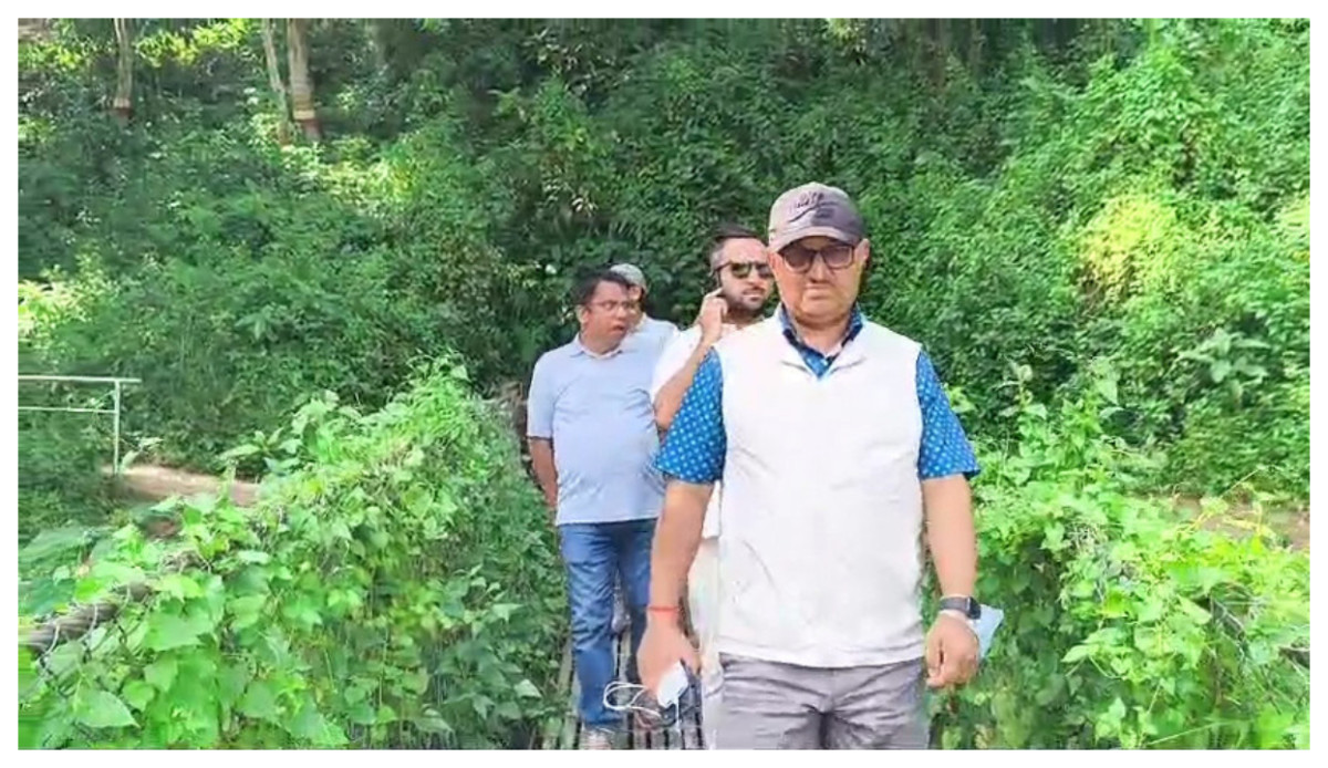 धादिङबेँसी जोड्ने वैकल्पिक सडक सञ्चालनको तयारी, उच्चस्तरीय टोलीले गर्‍यो स्थलगत अनुगमन