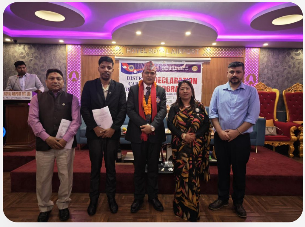 उद्वव  गुप्तालाई लायन्स वर्ष २०२५/२६ का लागि जोन चियरपर्सनमा मनोनयन