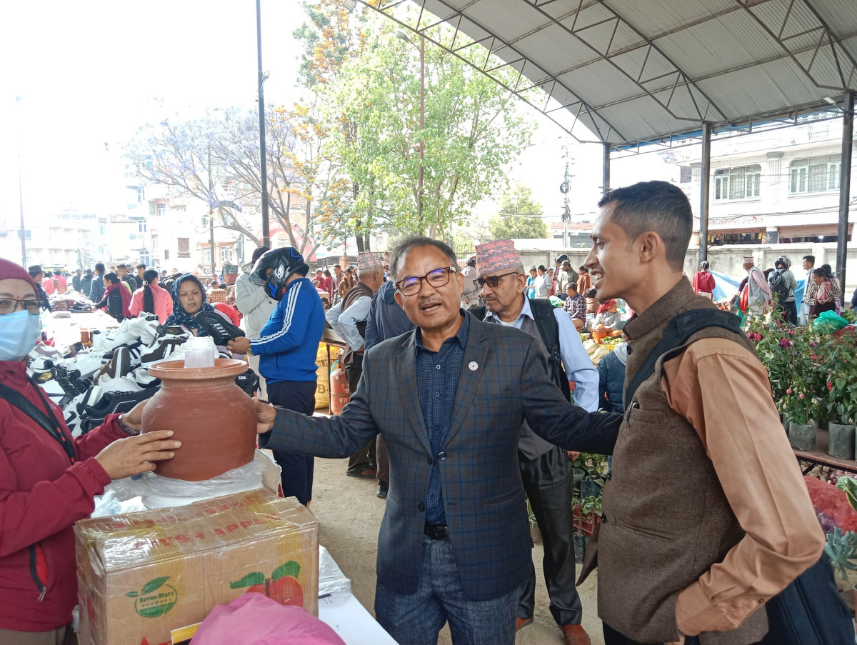 बनेपामा सञ्चालित हाटबजारलाई हप्ताको दुई दिन संचालन गर्ने तयारी छः प्रमुख शाक्य (भिडियाेसहित)