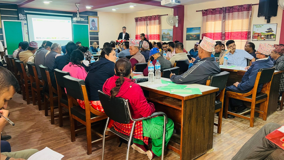 कृषि विकास कार्यालय काभ्रे, पशुसेवा र बागबानीको संयुक्त समीक्षा तथा योजना तर्जुमा गोष्ठी
