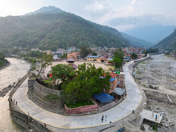 लक्ष्यअघि नै पूरा भयो बेनी चक्रपथ स्तरोन्नतिकाे काम