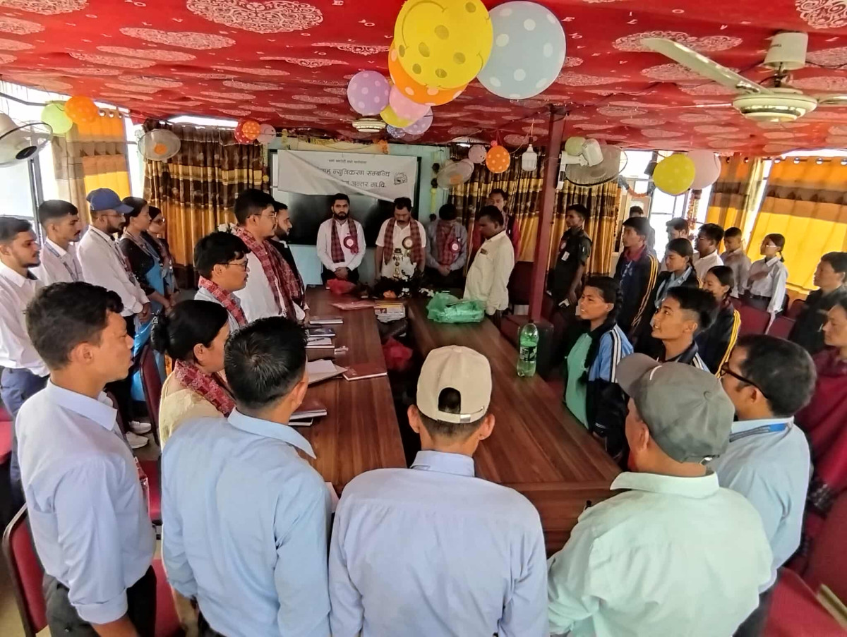 काभ्रेकाे खानीखोलामा बालविवाह न्यूनीकरण विषयक वक्तृत्वकला