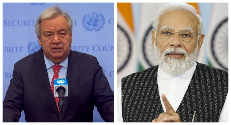 संयमता अपनाउन, शान्ति कायम गर्न राष्ट्रसङ्घका महासचिव र भारतका प्रधानमन्त्रीको अनुरोध