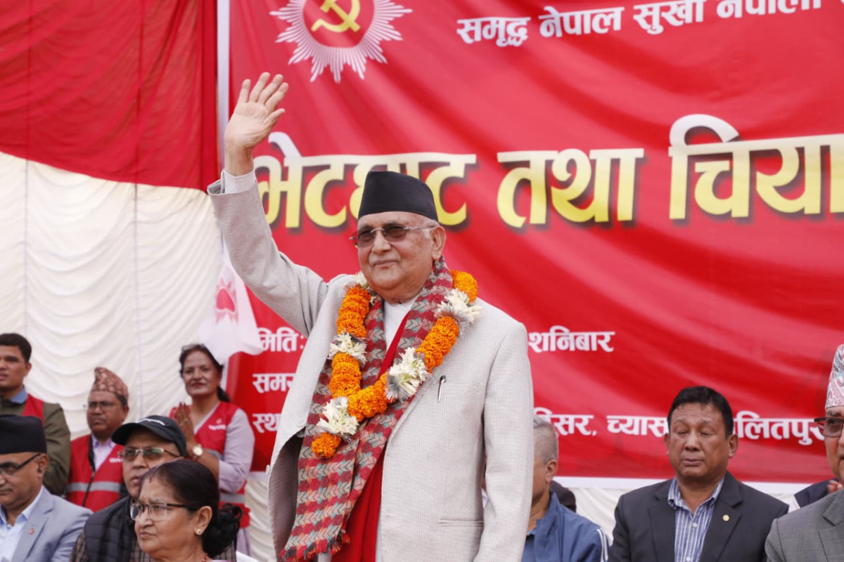 अहिलेको सरकार आगजनी, तोडफोड र लुटमारको जगको बनेको होः ओली