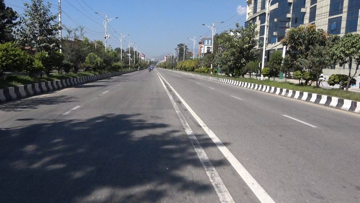 तिहार लागेसँगै सुनसान देखिए उपत्यकाका सडक