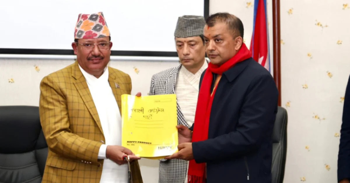 गगन थापा नयाँ नेतृत्व विवरण अद्यावधिकमा निर्वाचन आयोगमा विश्वस्त