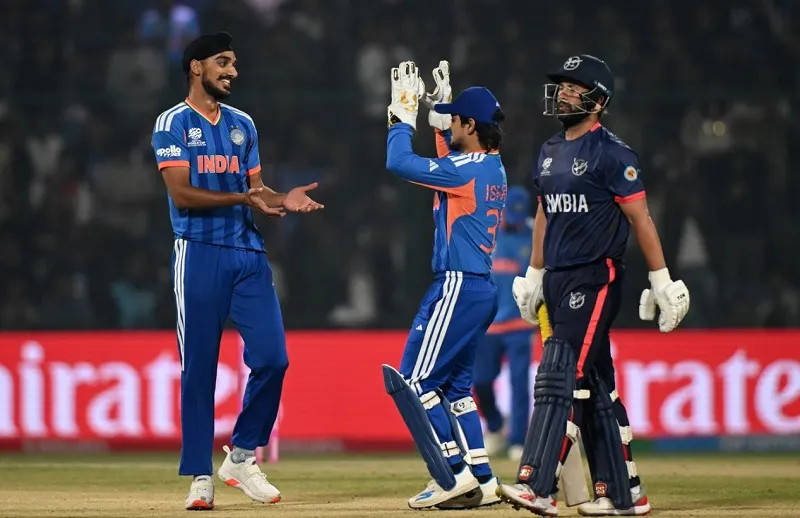 भारत राष्ट्रिय क्रिकेट टोली को फराकिलो जित, नामिबिया राष्ट्रिय क्रिकेट टोली ९३ रनले पराजित