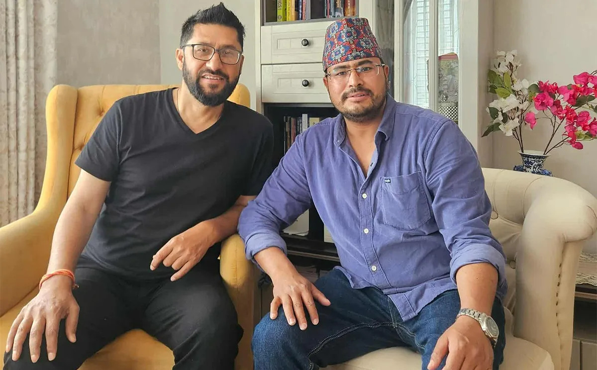 रवि लामिछाने र ज्ञानबहादुर शाहीबीच भेटवार्ता