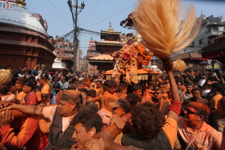 बिस्का जात्रा को मुख्य आकर्षण ‘सिन्दुर जात्रा’ थिमिमा धूमधामका साथ सम्पन्न