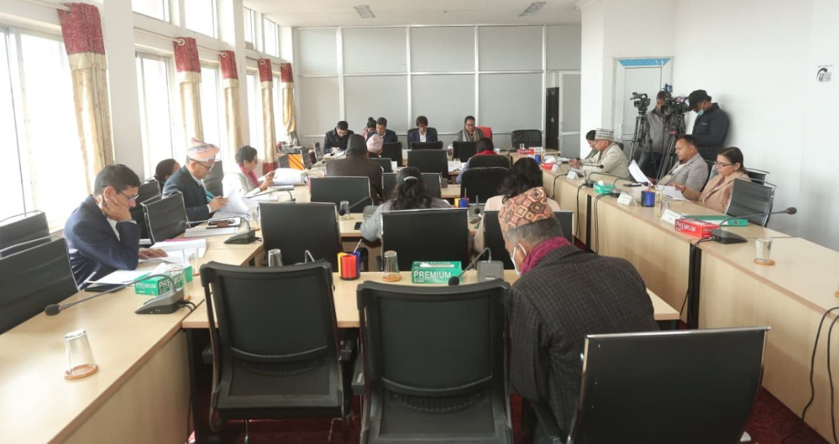 संसदीय समितिका सभापतिको निर्वाचन ४ गते