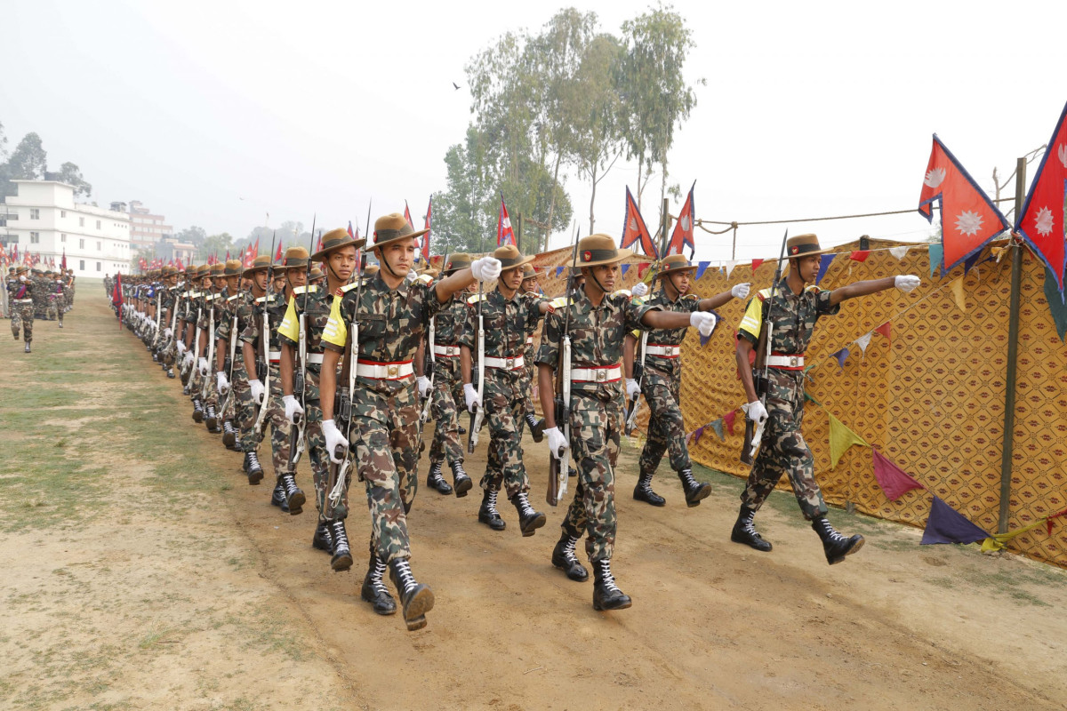 नेपाली सेनाको ९६ जना सैनिकलाई दर्ज्यानी चिह्न प्रदान