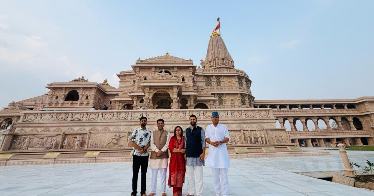 रास्वपाका सभापति लामिछाने भ्रमण टोलीसहित अयोध्यामा पुगे