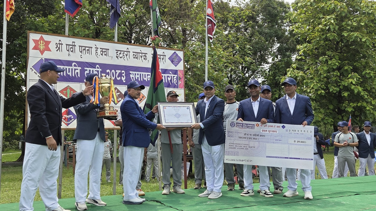 पृतनापति ट्रफीको उपाधि श्री नं १८ बाहिनी अड्डालाई