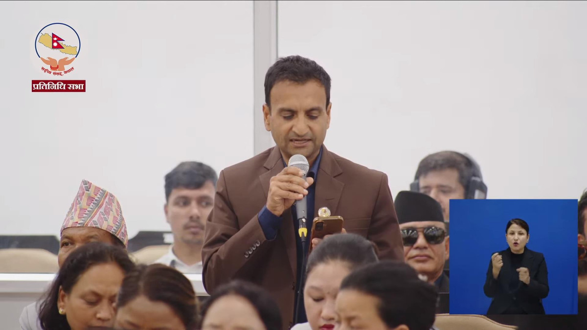 मनसुनजन्य विपदकाे पूर्वतयारीकाे बारेमा सदनलाई जानकारी गराउन सरकारसँग रास्वपा सांसद गजुरेलको माग