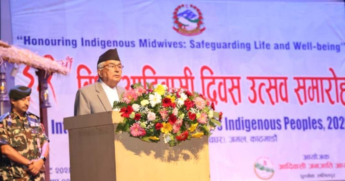 नेपालको संविधानले सबै समुदायको हकहित सुनिश्चित गरेकाे छ: राष्ट्रपति पौडेल