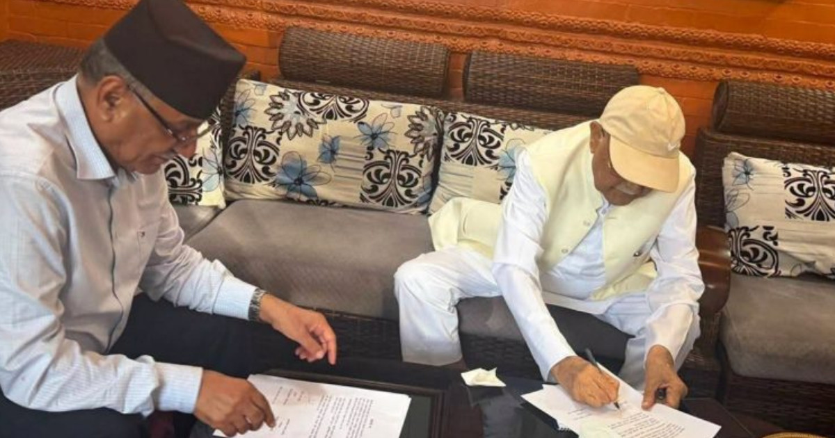 एमाले र नेकपाद्वारा प्रदेश सरकारमा मन्त्रालय बाँडफाँटको आधार तय