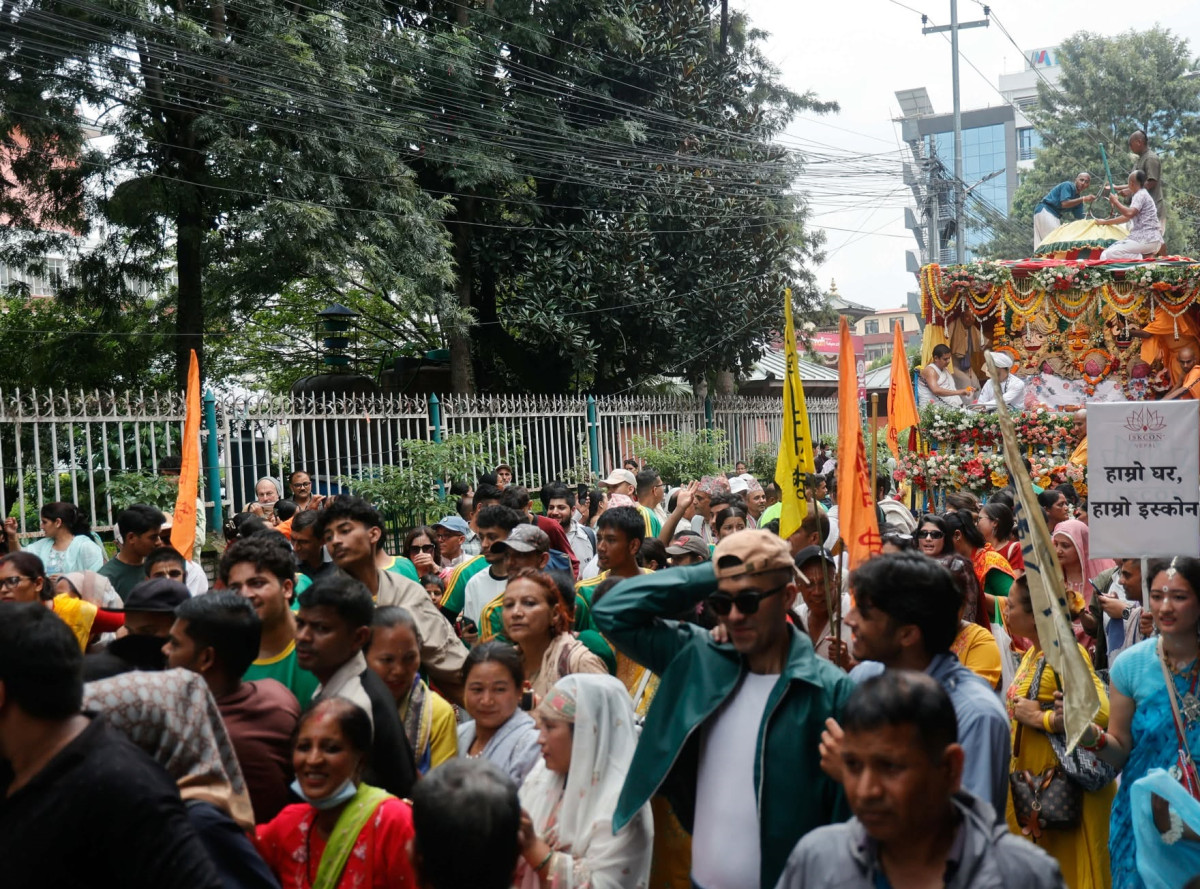 भाद्र कृष्ण नवमीः श्रीकृष्ण रथयात्रा एवं शोभा यात्रा गरिँदै
