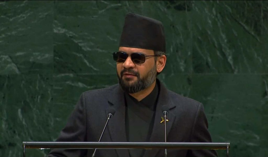 प्रधानमन्त्री बालेन शाहले संयुक्त राष्ट्रसंघको ८१औँ महासभामा गरेको सम्बोधनको नेपाली अनुवाद