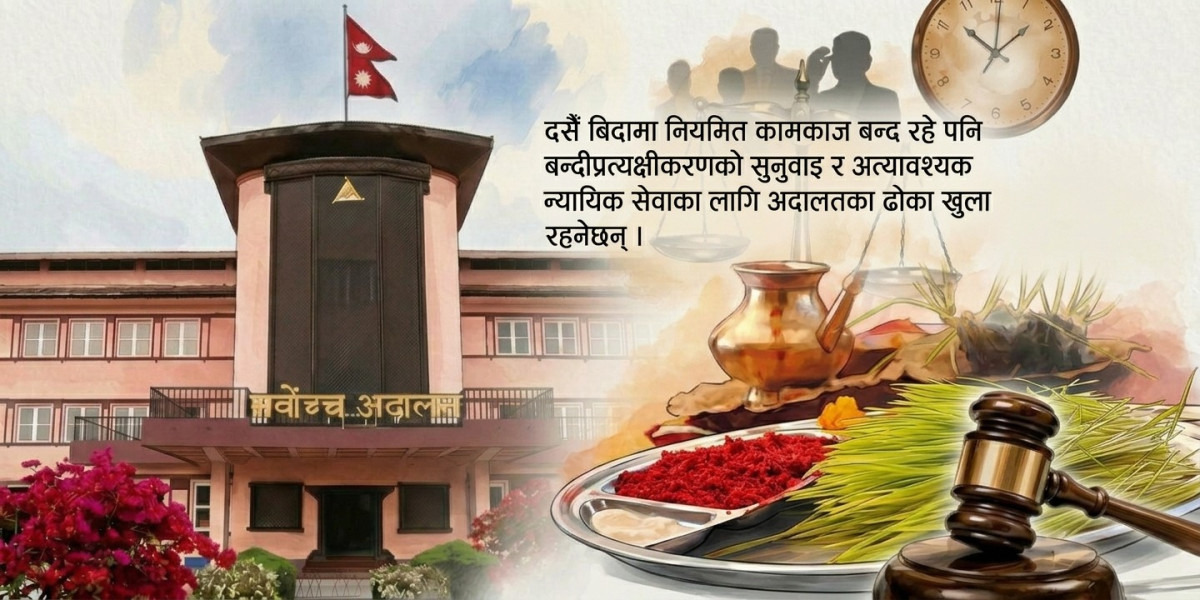 दसैँ बिदामा पनि खुला रहनेछ न्यायालय, अत्यावश्यक सेवा निरन्तर