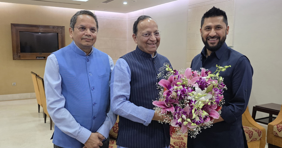 रास्वपाका सभापति लामिछानले आज नयाँ दिल्लीमा उच्चस्तरीय राजनीतिक तथा कूटनीतिक भेटघाट गर्दै